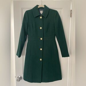 EUC J Crew | Lady Day Coat in Peacock